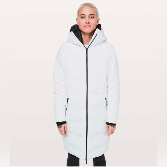 Lululemon Slush Hour Parka White size 8 - Picture 4 of 7